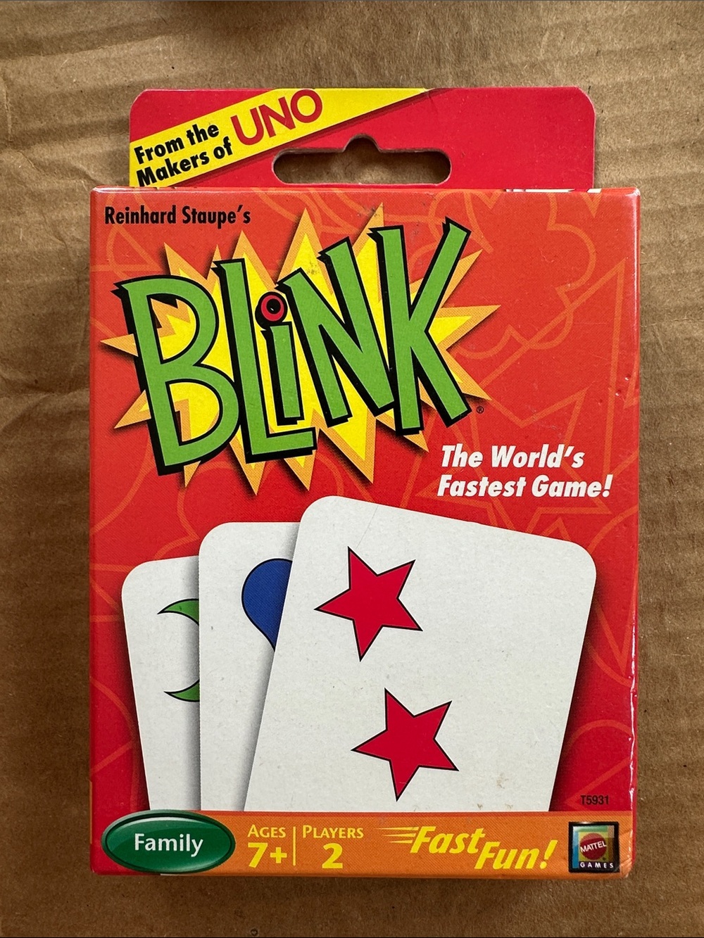 Blink card game for ages 7+